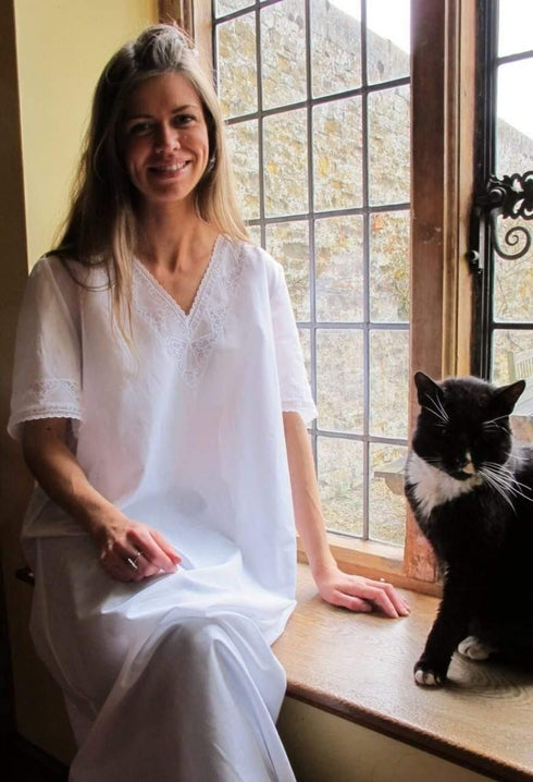 Tuttabankem Ava Cotton Lawn Nightdress | Tuttabankem